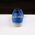 Hot sale low top blue glow adults LED shoes with light